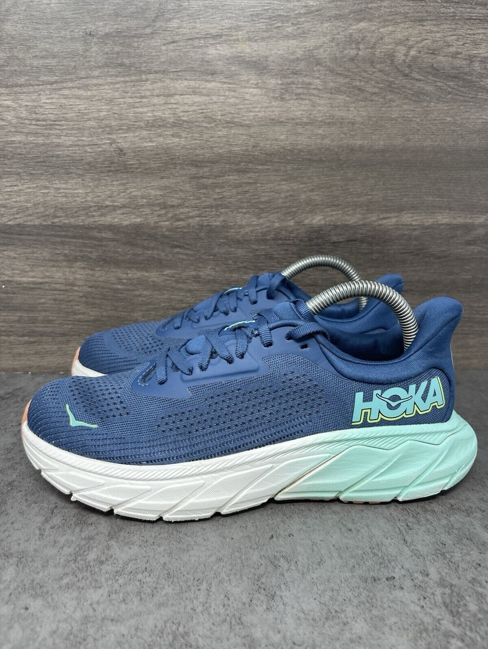 Hoka Arahi 7 Womens Size 8 1147851-MSP Blue Running Shoes J Frame Cushioning One